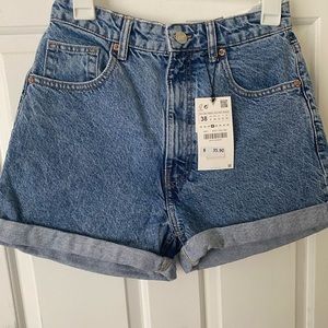 Zara Mom Fit Shorts
